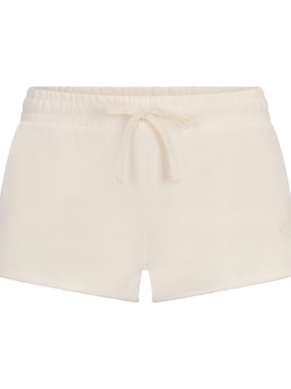 Skims Women's Cream Drawstring Lounge Shorts